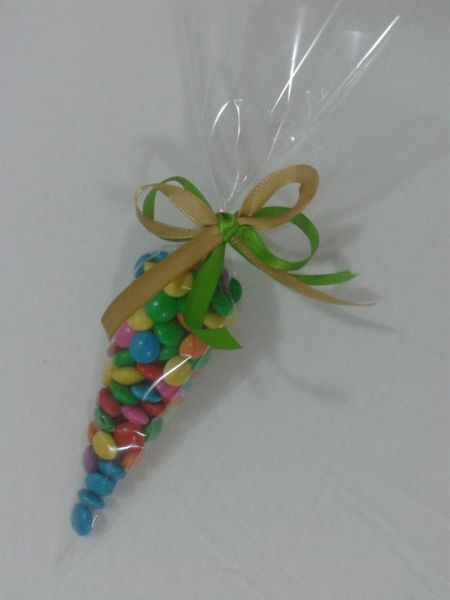 Mini cenoura de confete